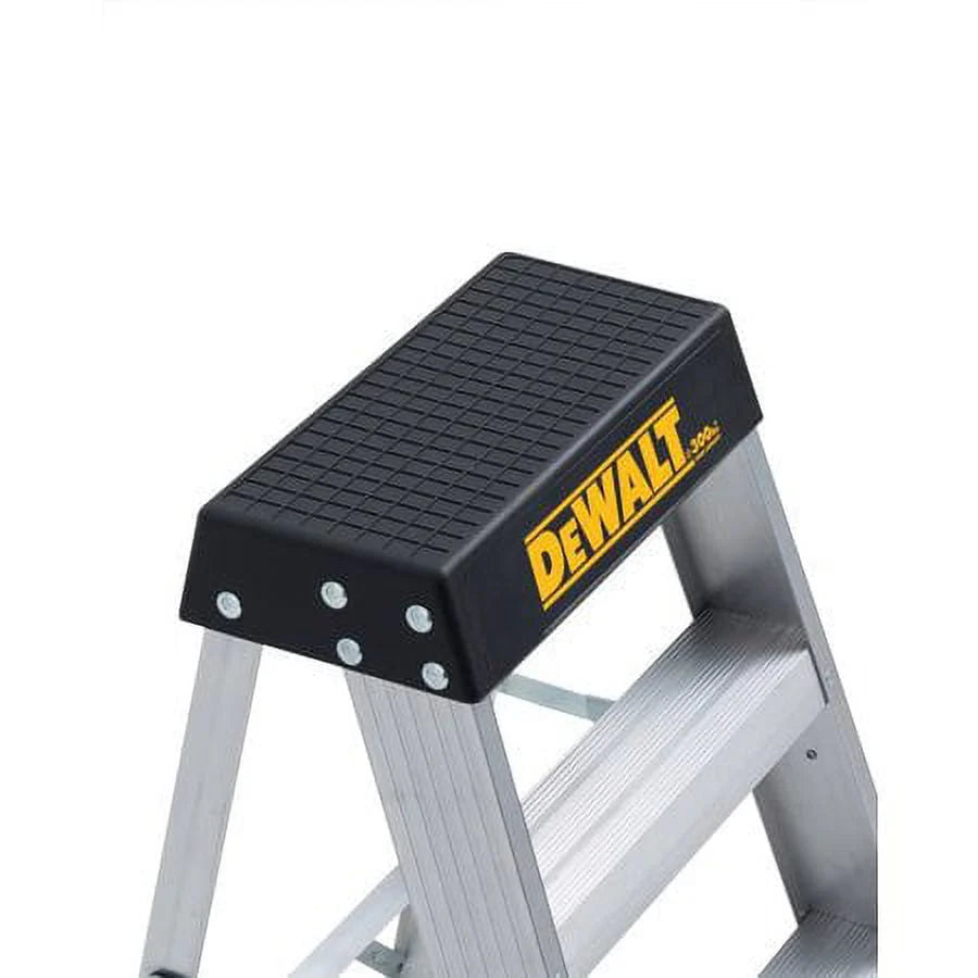 dewalt DXL2010 - 02 2 Steps, Aluminum Step Stool, 300 lb. Load Capacity, Silver
